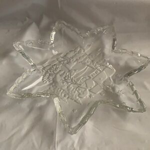 Christmas Glass Dish
